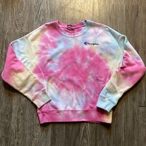 Champion tie-dye crewneck sweatshirt